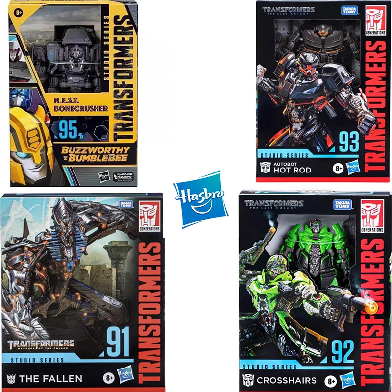 Hasbro Ss87-99 Series Bumblebee Crosshairs Battletrap The Fallen Cheetor Hot Rod and Other Autobots Action Figures Toy for Kids