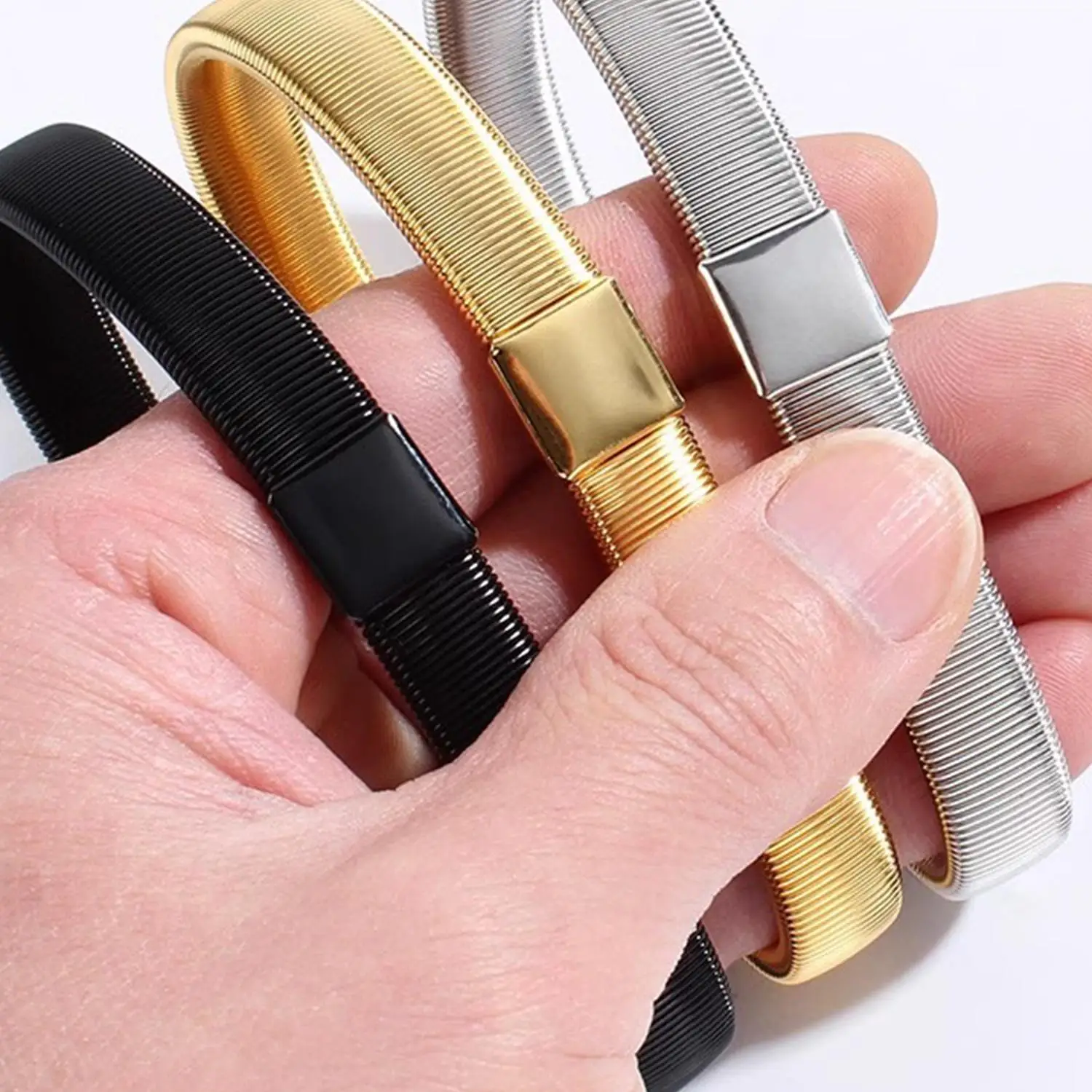 1 قطعة للجنسين مطاطا قميص كم حامل قابل للتعديل الذراع الأصفاد العصابات بسط مطاطا المعادن كم الأربطة الملابس والاكسسوارات #4