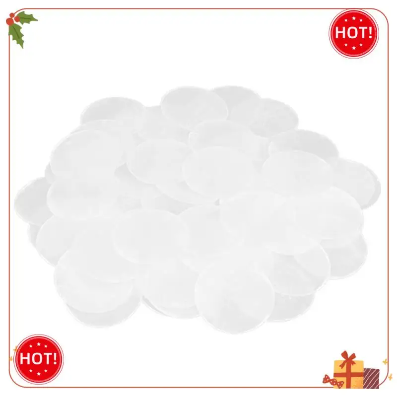 ABLE-100Pcs قذائف مستديرة قلادة شماعات 2 حفرة DIY بها بنفسك صنع المجوهرات قلادة جالبة للحظ هدية اكسسوارات الديكور 50 مللي متر