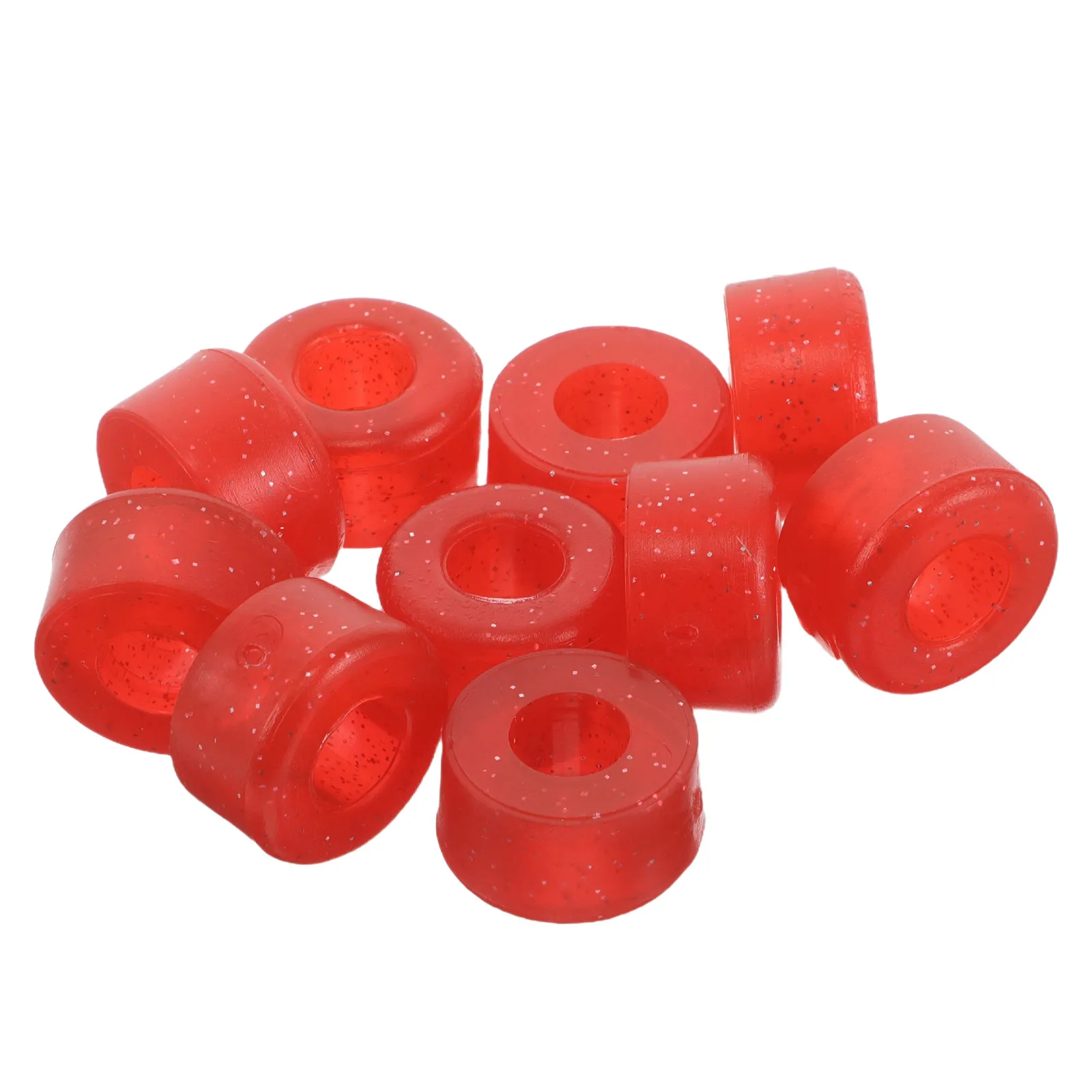 

10Pcs Longboard Shock Absorbers PU Quad Skate Cushions 95A for Roller Skating Inline Skates Stability Pads Impact Protection