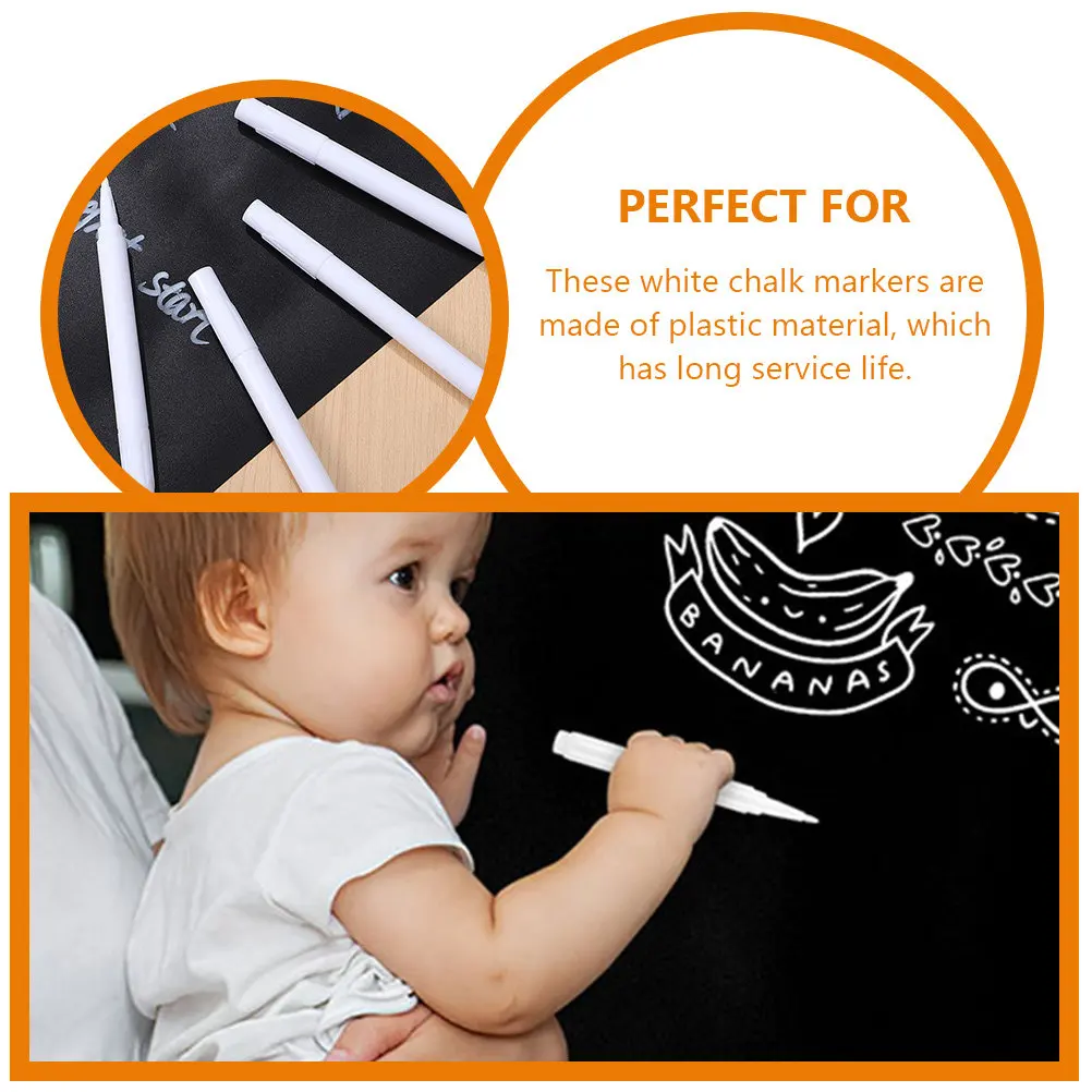 

10 Pcs Chalk Board Pens Marker Markers Liquid Wipeable Erasable Chalkboard Whiteboard