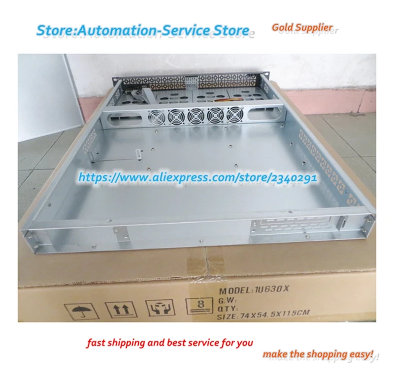 1U Chassis 1U630 Server Chassis Schijf 1U Vier Xeon Server Chassis Plaat Standaard Voeding