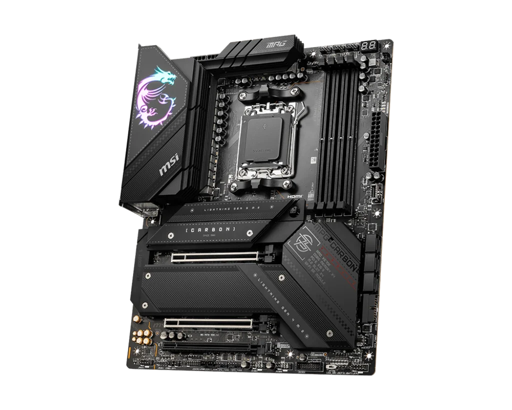 MSI AMD X670マザーボード MPG X670E CARBON WIFIマザーボード DDR5 M.2対応 Wi-Fi 6E対応 Ryzen 7900 8700 8300 8600 7600対応