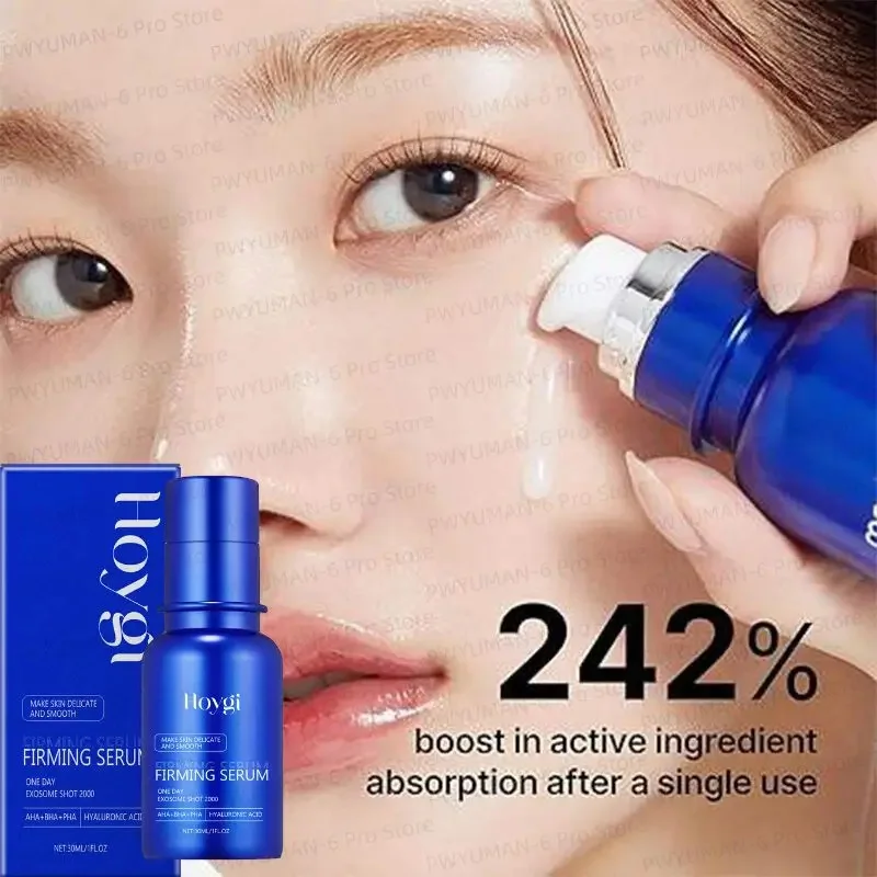 Blue Microneedle Shrink Pores Facial Essence Whitening Lifting Firm Fine Line Serum Moisturise Melanin Remove Skin Care Product