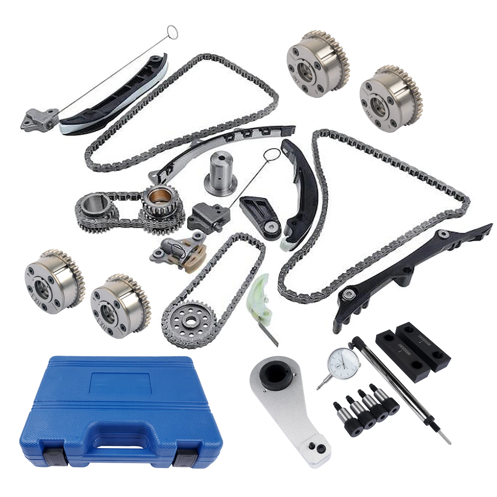 AP01 Timing Chain & Phaser Kit & Tool Kit For Maserati Quattroporte Ghibli Levante 299501 299140  22925463 22925464 900028263
