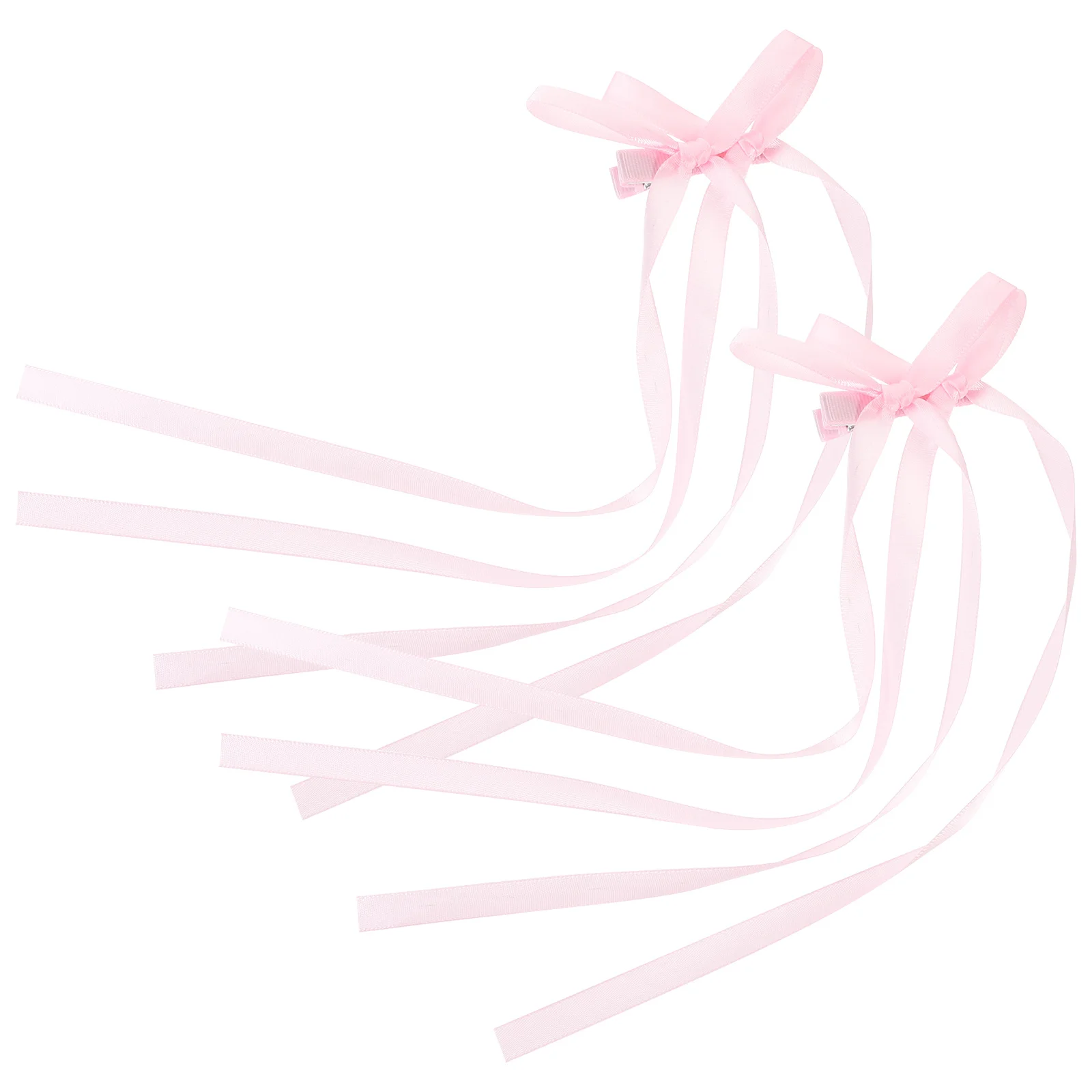 

2Pcs Fashion Bow Hair Clips Elegant Hair Bows for Women Styling Accessories Sweet Ribbon Barrettes Party Gift Idea