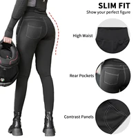 WOSAWE, pantalones de moto para mujer, pantalones ajustados con pantalones de conducción al aire libre todoterreno con rodilleras protectoras CE, pantalones de moto para Motocross