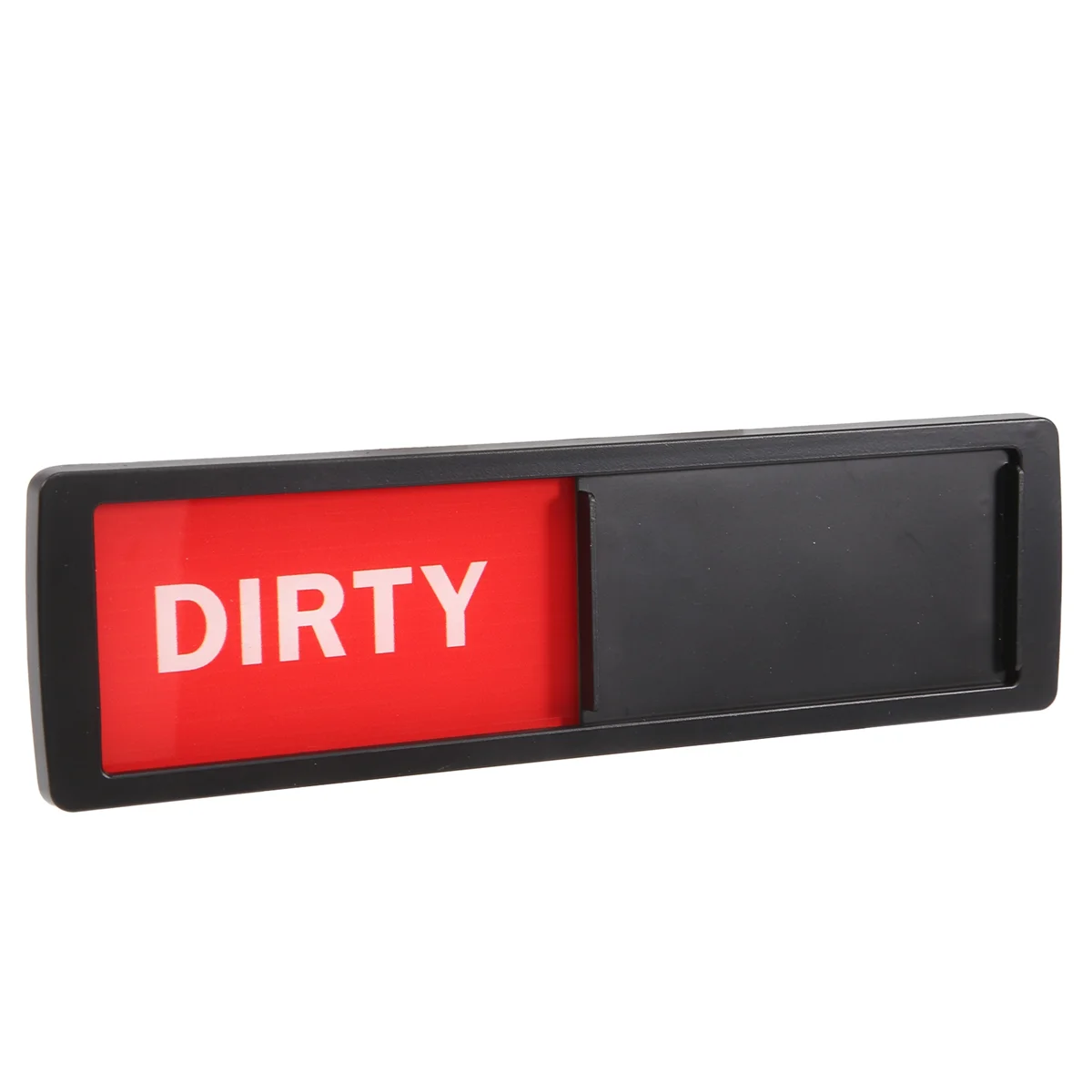 Clean Dirty Dishwasher Magnet - Easy to Read Non-Scratch Magnetic Indicator Sign Kitchen Organization and Storage Black