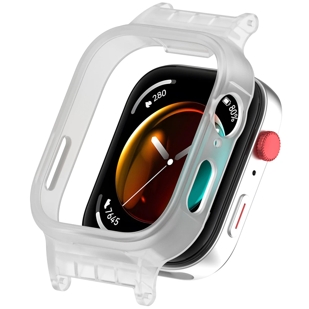Чехол для Huawei Watch Fit 3, высококачественный тонкий защитный чехол для смарт-часов из поликарбоната, половинный ремешок до 20 мм, аксессуар