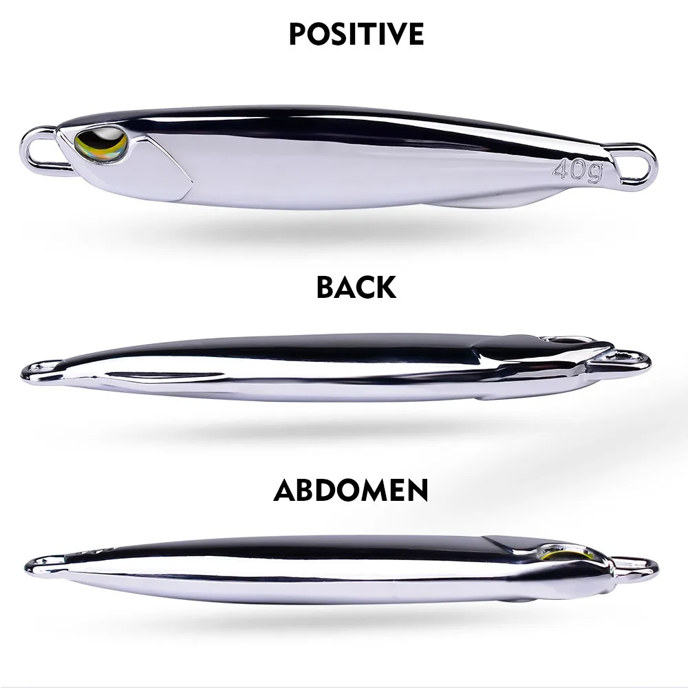 Metall Jig Köder 15g 20g 30g 40g Makrele Künstliche Harte Fische Köder Sinking Weit Casting jigging Köder Löffel Spinnerbait Für Angeln – Detail 9