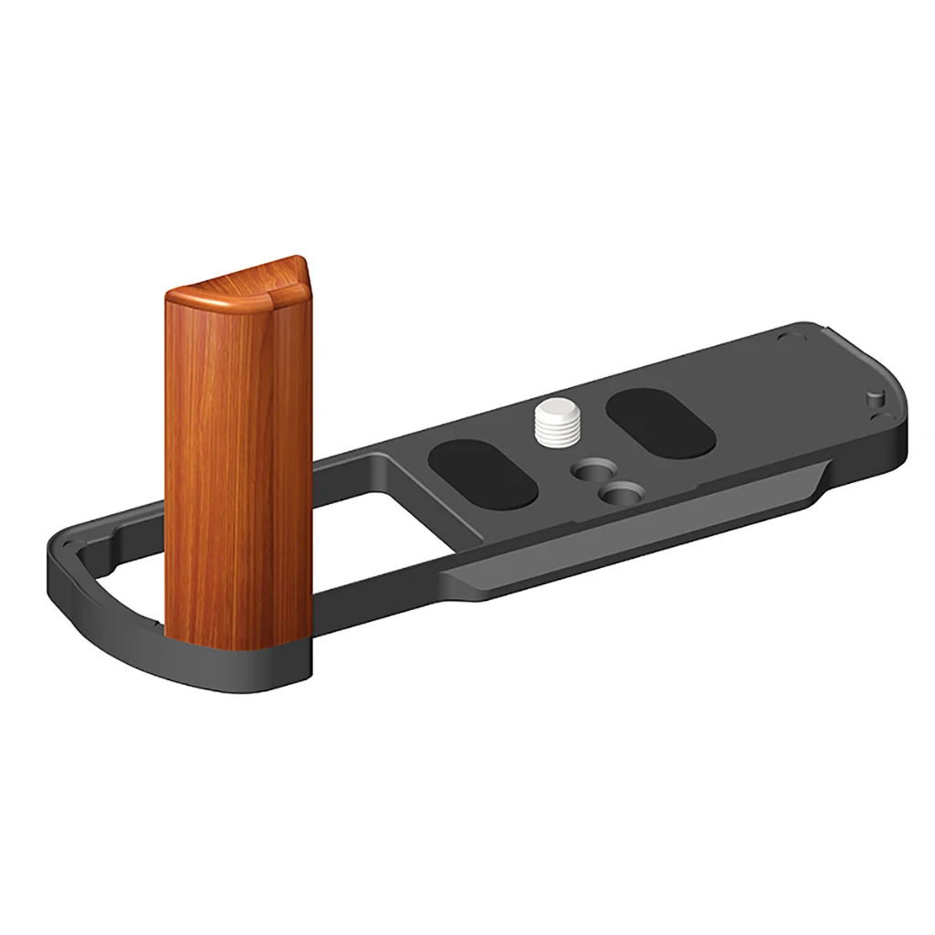 حامل قوس لوحة L سريع التحرير ، مقبض خشبي ، قبضة يد لكاميرا باناسونيك لوميكس S9 ، حامل ثلاثي أركا سويسري ورأس الكرة