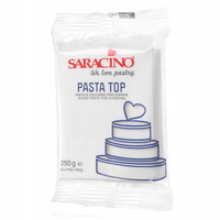 Sugar mass for wraps white White Top Paste 250g - Saracino