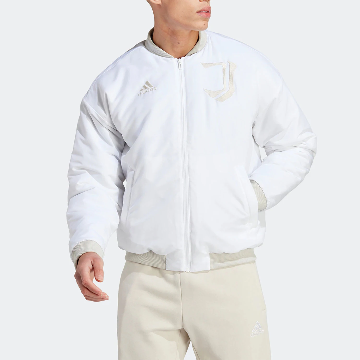 

Adidas genuine New Mens Simple Warm Stand Collar Jacket HS9799