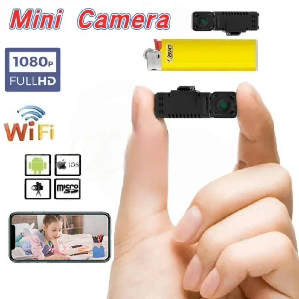 1080P HD Mini Camera WiFi Bodycam Portable Profissional Outdoor Action Camcorder Night Vision Surveillance Micro Video Recorder