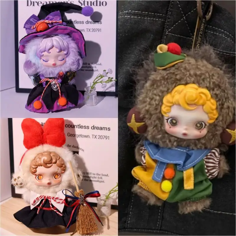 

10 см кукольная одежда, платье в стиле Хэллоуина для одежды Skullpanda V3, серия «Вы нашел меня», кукольный наряд, аксессуары, подарок