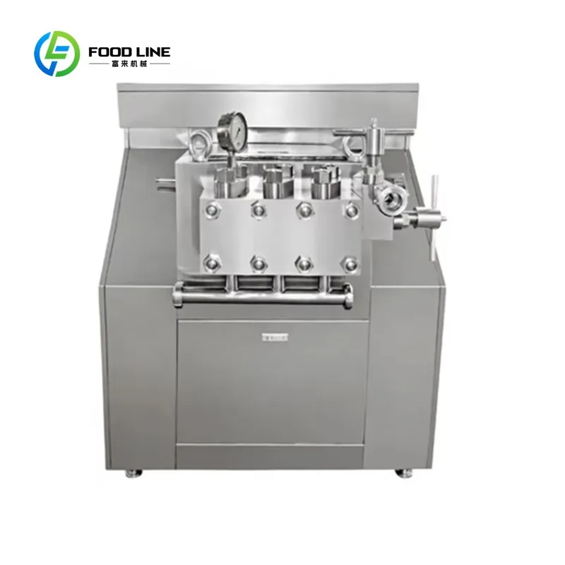 Customized 1000l/H Milk Homogenization Machine High Pressure Homogenizer