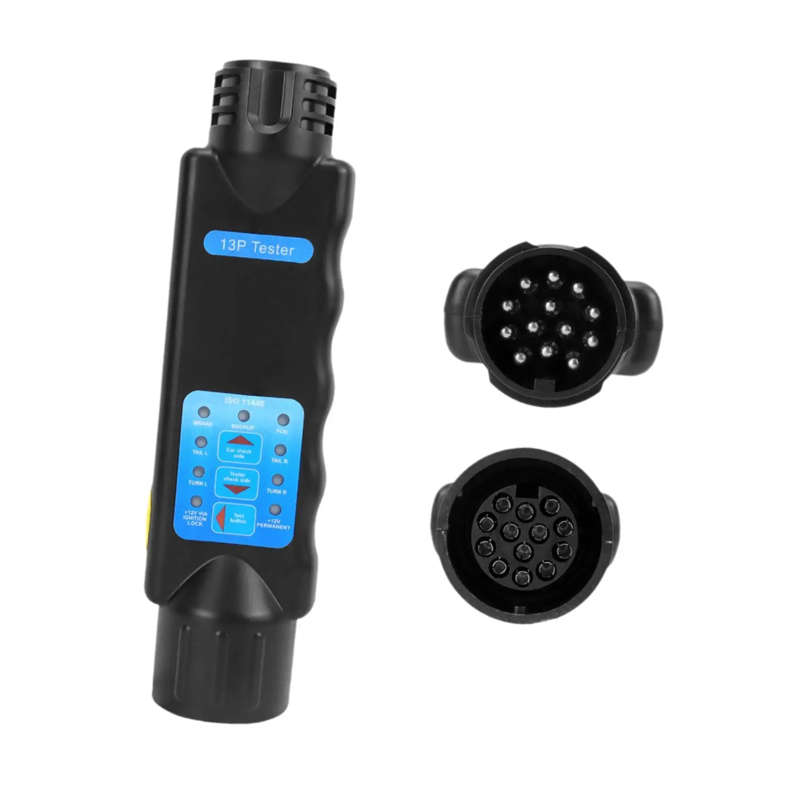

12V Trailer Tester Testing Tool Socket Connection Adapter Towing Trailer Plug Socket for Car Semi Trailer RV Trucks Lorry