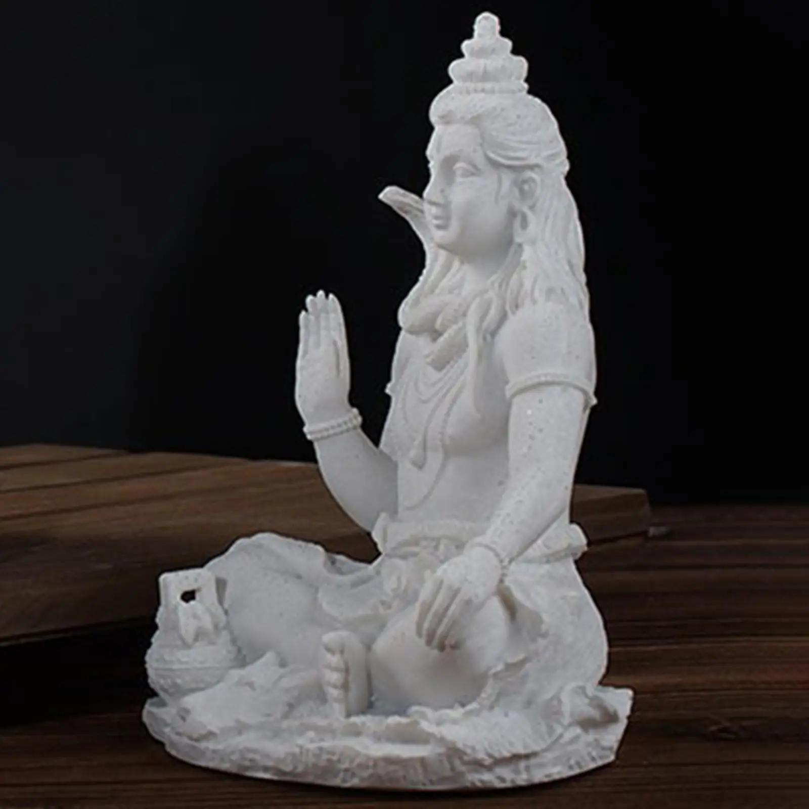 

Guanyin Statue Resin Figurine Decoration Collection Artwork Sculpture for