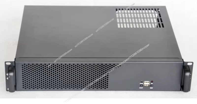 2U350 industrial control server chassis MATX main board, large power supply 3 hard disk