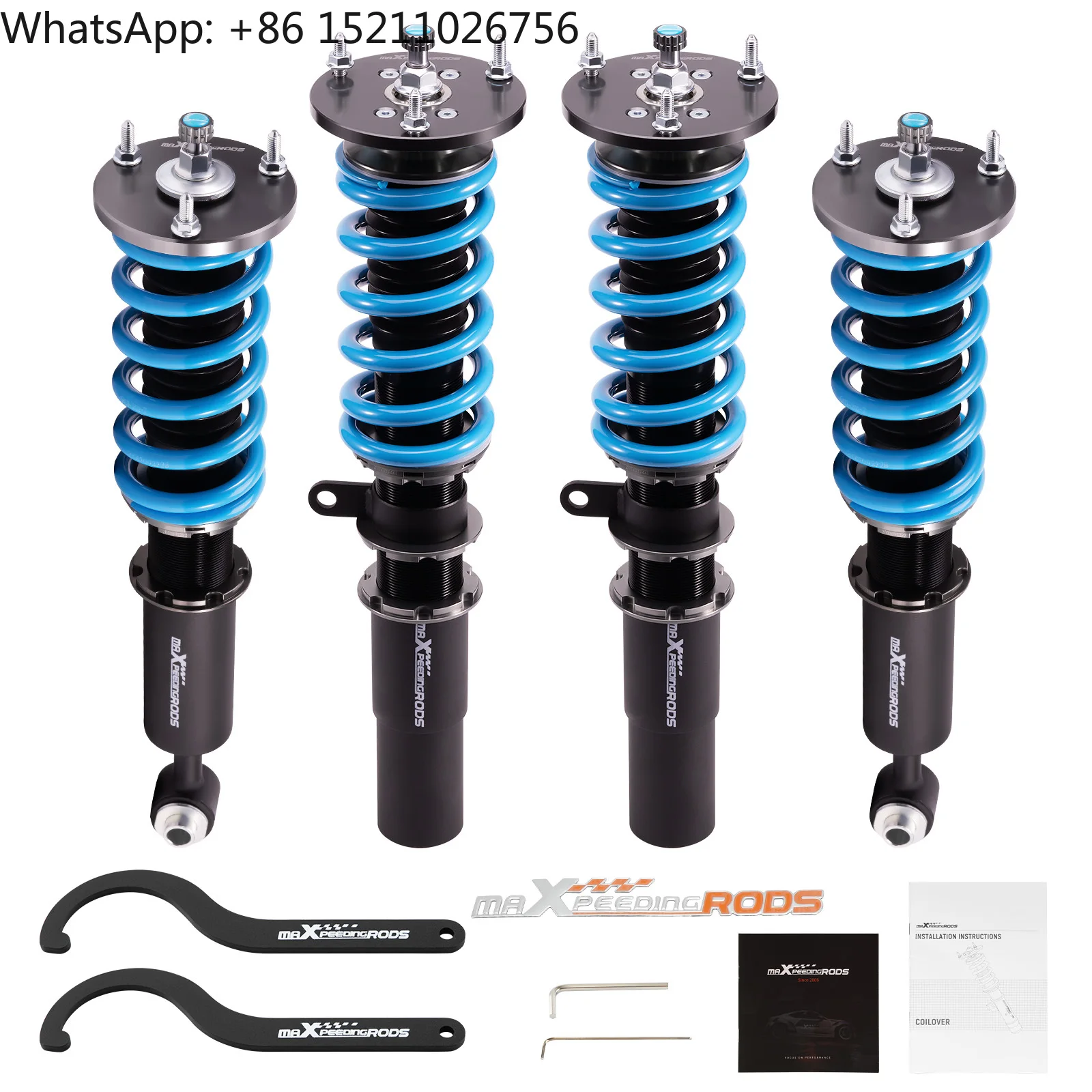 

- 24 Step Damper Adjustable Coilovers Suspension for BMW E60 525xi 535i 528i XDrive AWD 2004-2010