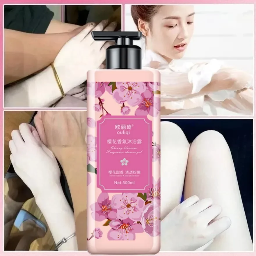 

Niacinamide Sakura Fragrance Body Wash Whitens Dull Skin, Removes Melanin, Brighens Skin and Leaves Fragrance for A Long Time