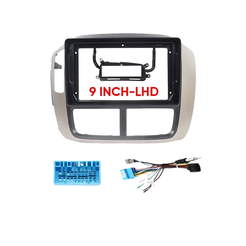 

9-дюймовая панель для автомагнитолы (DVD/CD/радио/навигация/MP3) для Honda Pilot 2005-2008 (левый руль), установочный комплект с рамкой-адаптером