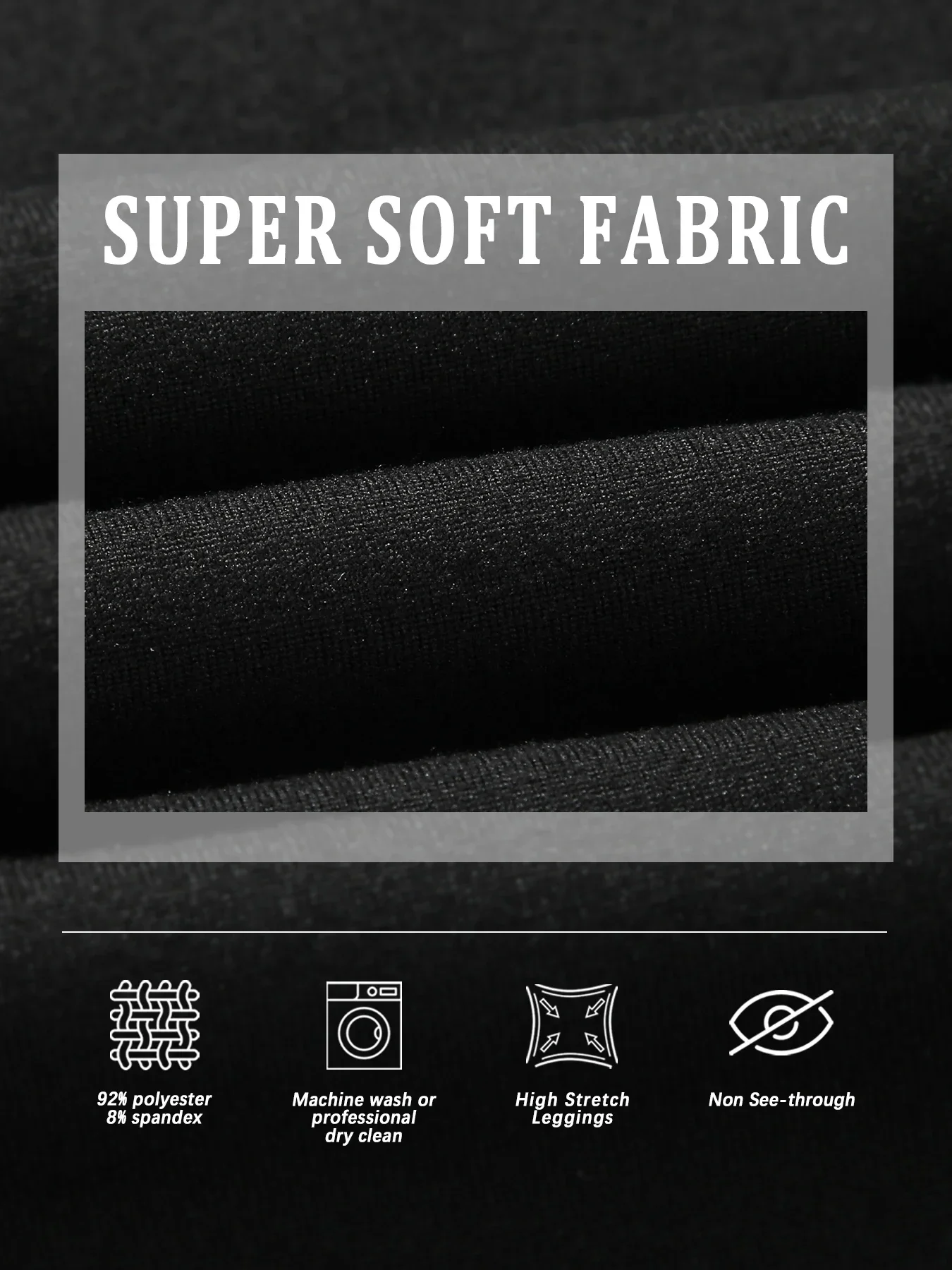 3 Pack Women's Super Soft Leggings High Elasticity No See Through Workout Yoga Running Athletic Push Up Gym Fitness Leggings