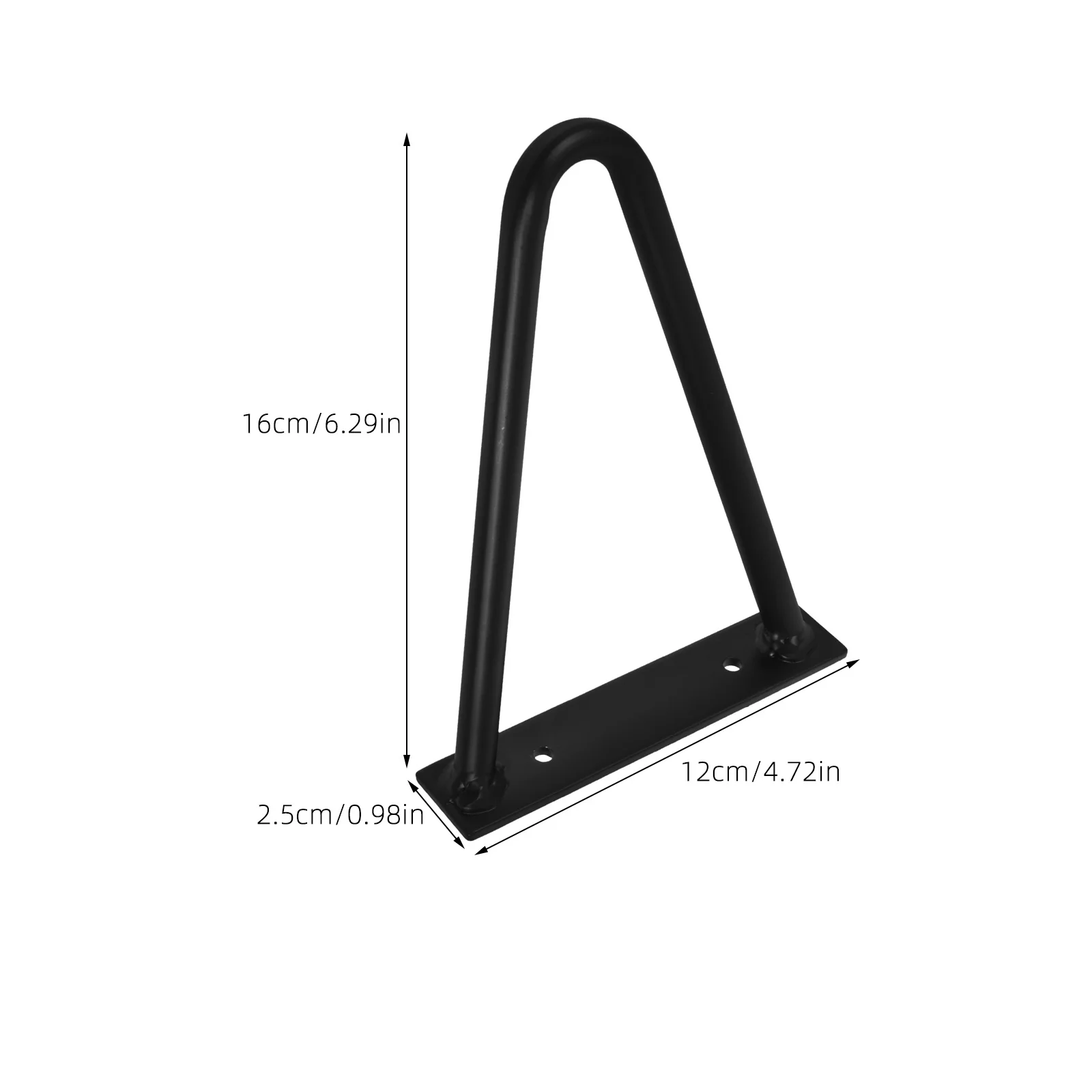 2 قطعة أرجل الطاولة البديلة مادة حديدية شديدة التحمل لطاولة القهوة المكتبية أرجل قطع الأثاث المحمولة القوية التصميم الحديث #4