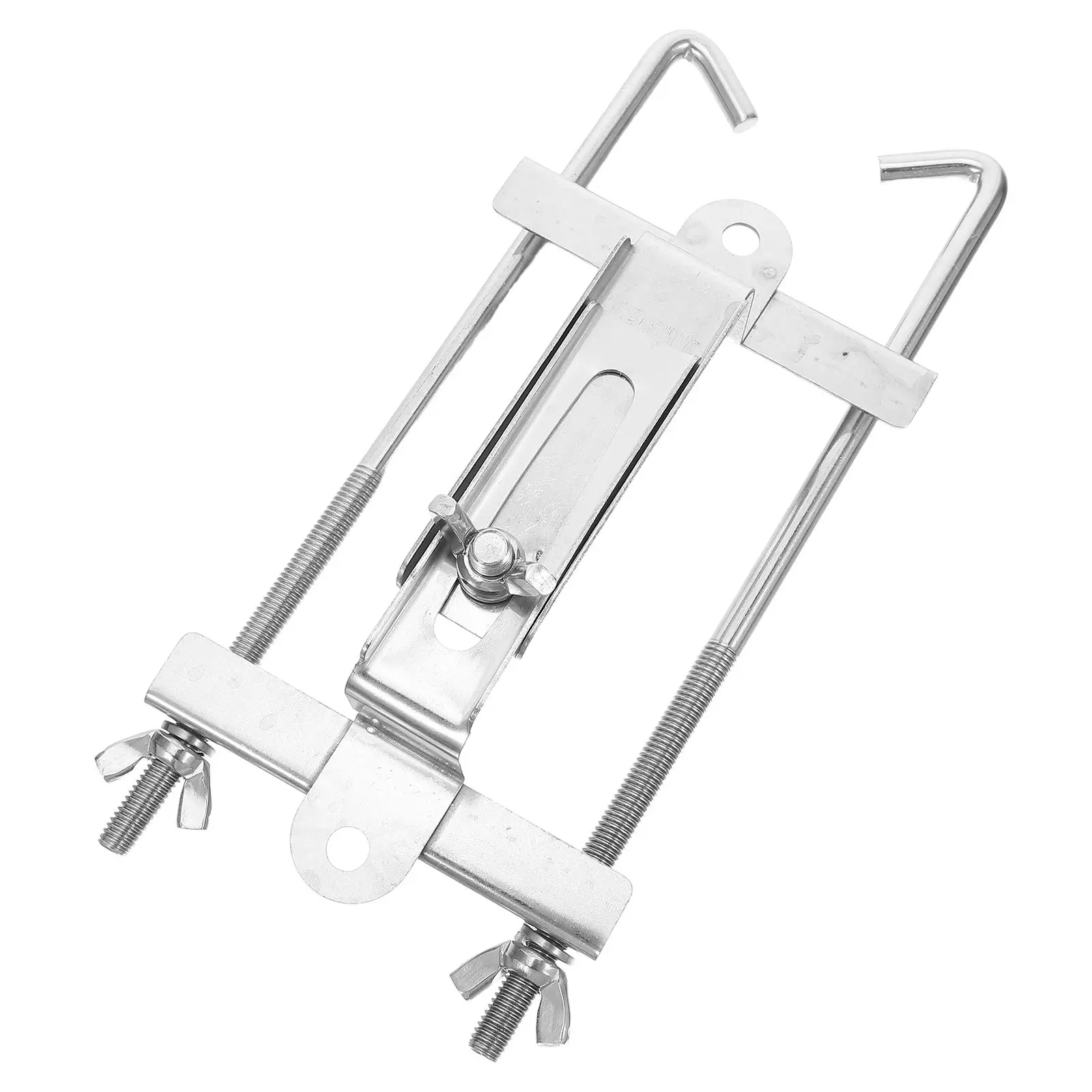 Stainless Steel Universal Battery Holder Bracket Car Rv Truck Vehicle Battery Mounting Tray Anti-Slip Stabilizer Corrosion