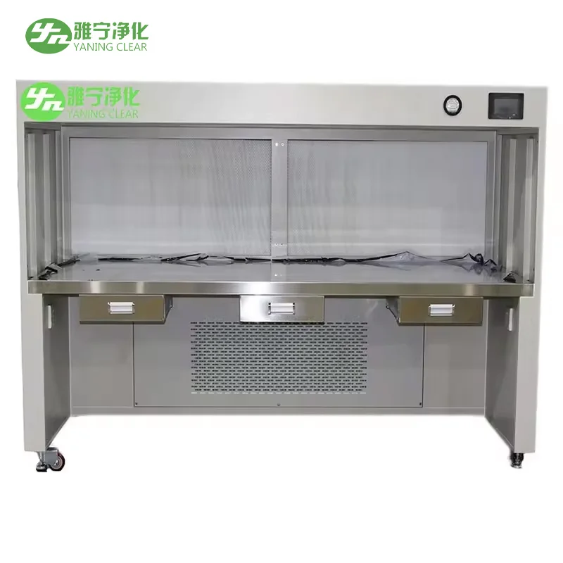 Hepa Filter Laminar Flow Hood Hospital Desktop Tabletop Work Clean Room Vertical Horizontal Laminar Flow Clean Bench