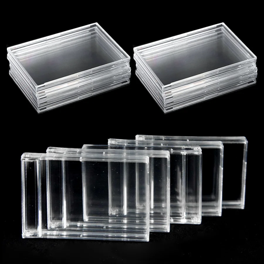 3/6/12pcs Acrylic Card Case Star Transparent Idol Photo & Game Card Polaroid Photo Laminated Hard Brick Displaying Decor XJM view 4