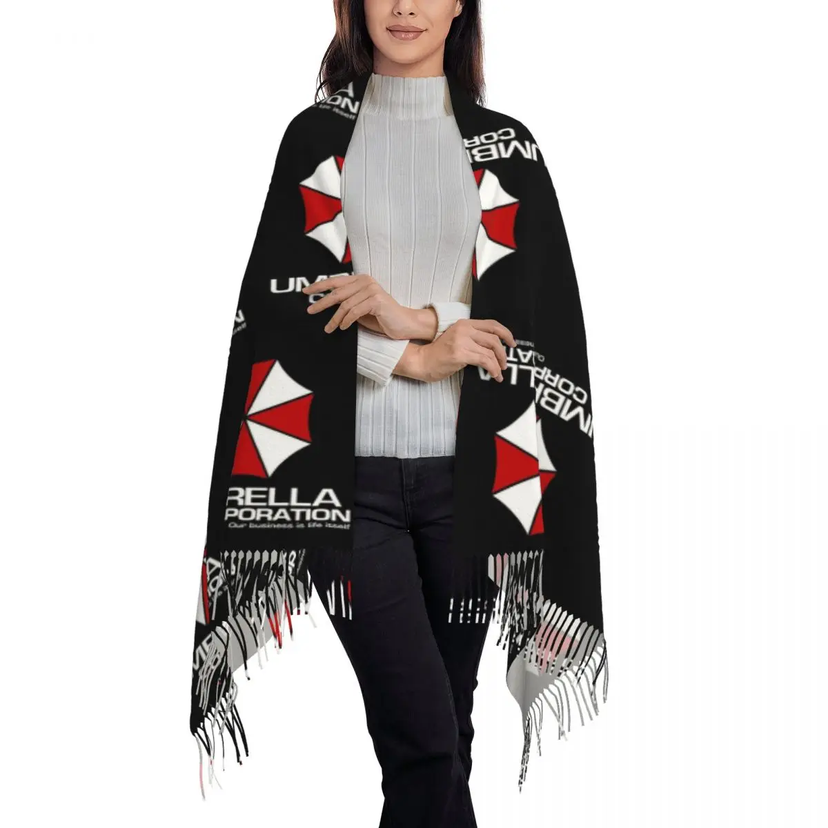 U-Umbrella Corporation Scarf Tassel Scarves Women Soft Warm Shawls and Wraps Long Fall Winter Shawl Wrap