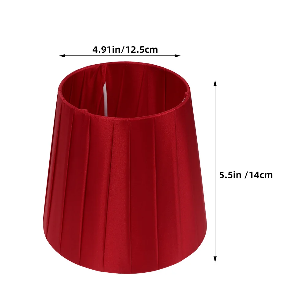 

2 Pcs Lampshade Linen Woven Desk Table Modern Farmhouse Light Lamp Shade Fixtures Cloth Simple Replacement Cover