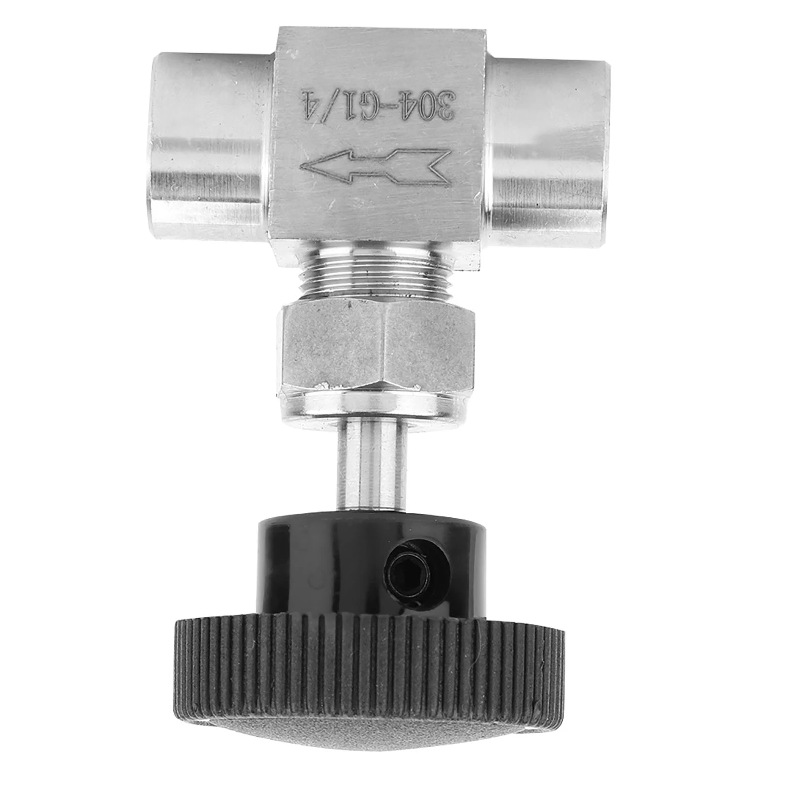 

Stainless Steel BSPP Female Thread Straight Needle Valve for Water Gas Oil Transmission(Type B)