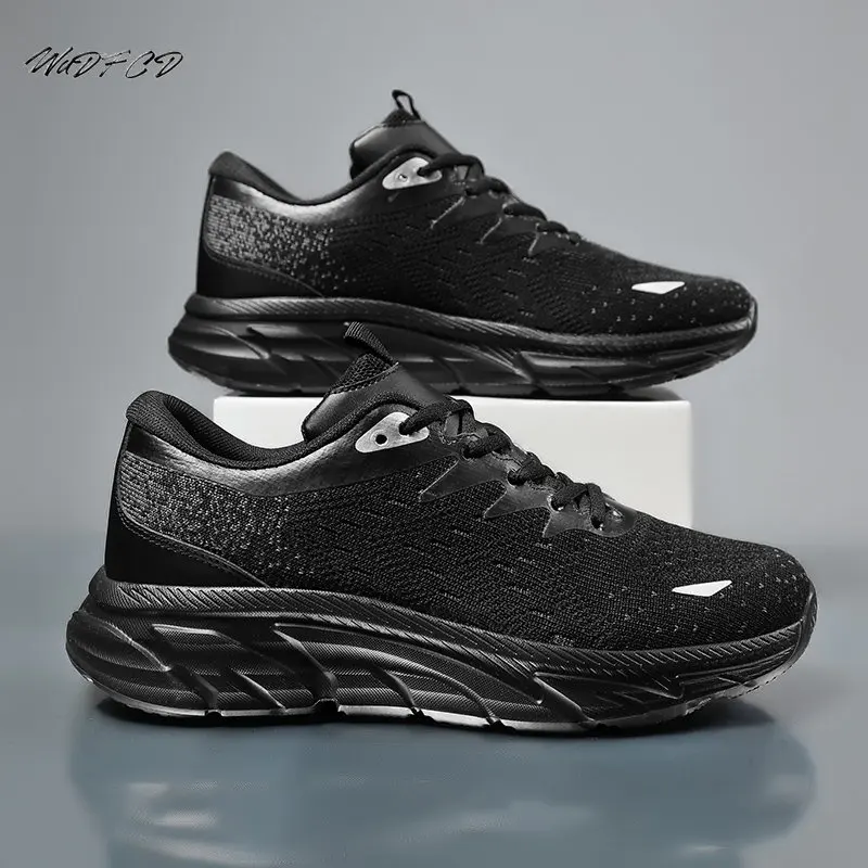 Running Sneaker Plus Size 45 46 47 48 Men Shoe Fashion Casual Knitting Mesh Breathable Height Increased Flat Platform Sport Shoe