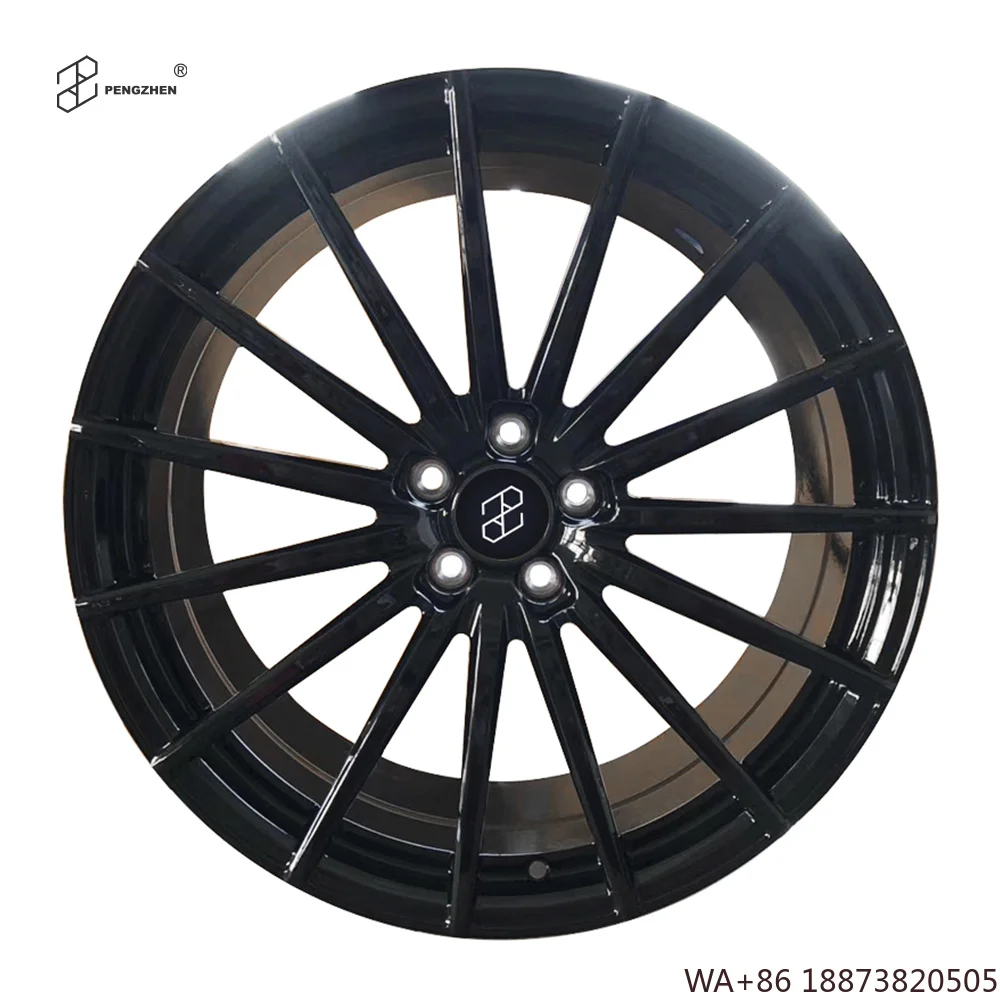 For  Gloss Black 5x112 Forged Wheels Rims Multiple Spoke Design 19-22 Inch New Condition 4 Pieces 40mm for for Mercedes for