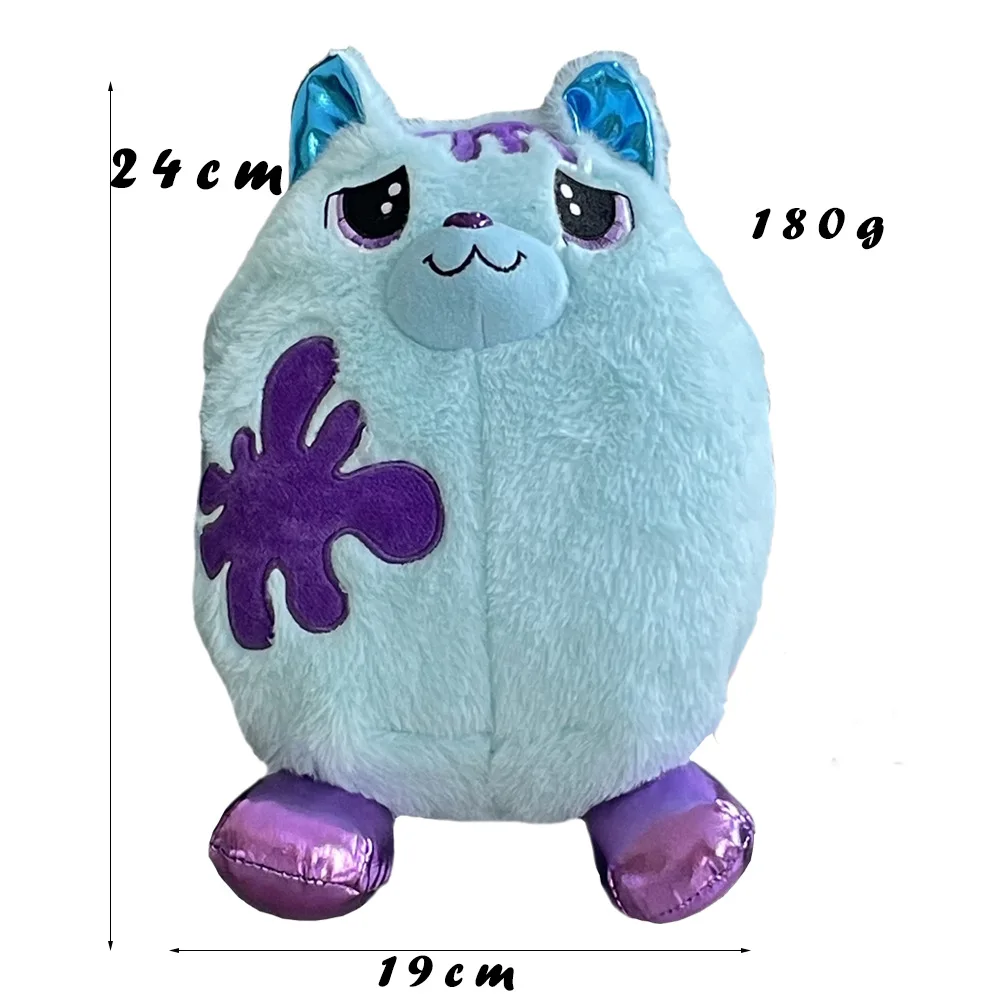 25cm Misfittens Cat Plush Surprise Toy Kawaii Anime Stuffed Pet Collectible Toy Cute Room Decoration Girls Christmas Gift