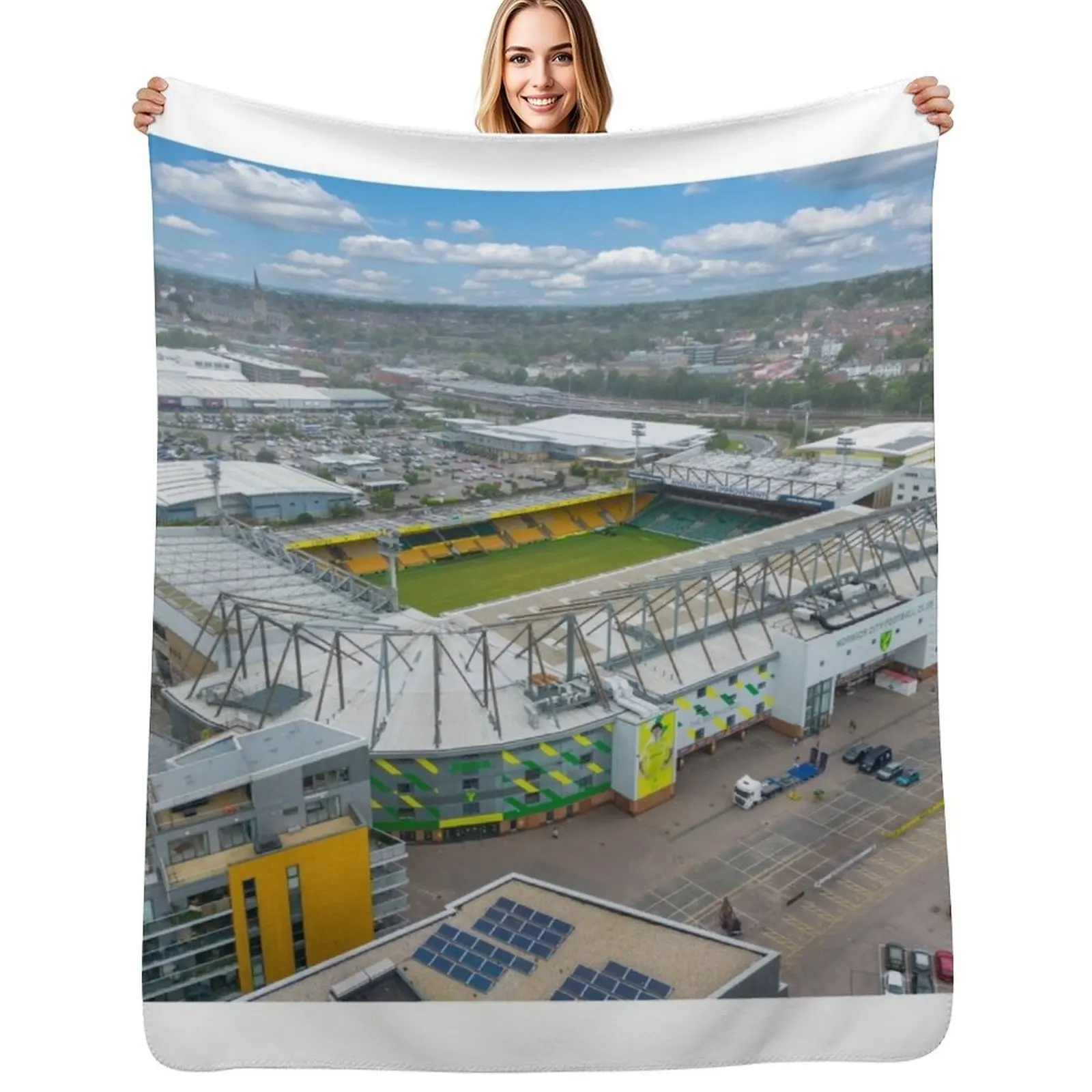 

Carrow Road Throw Blanket funny gift Comforter Decorative Beds Blankets