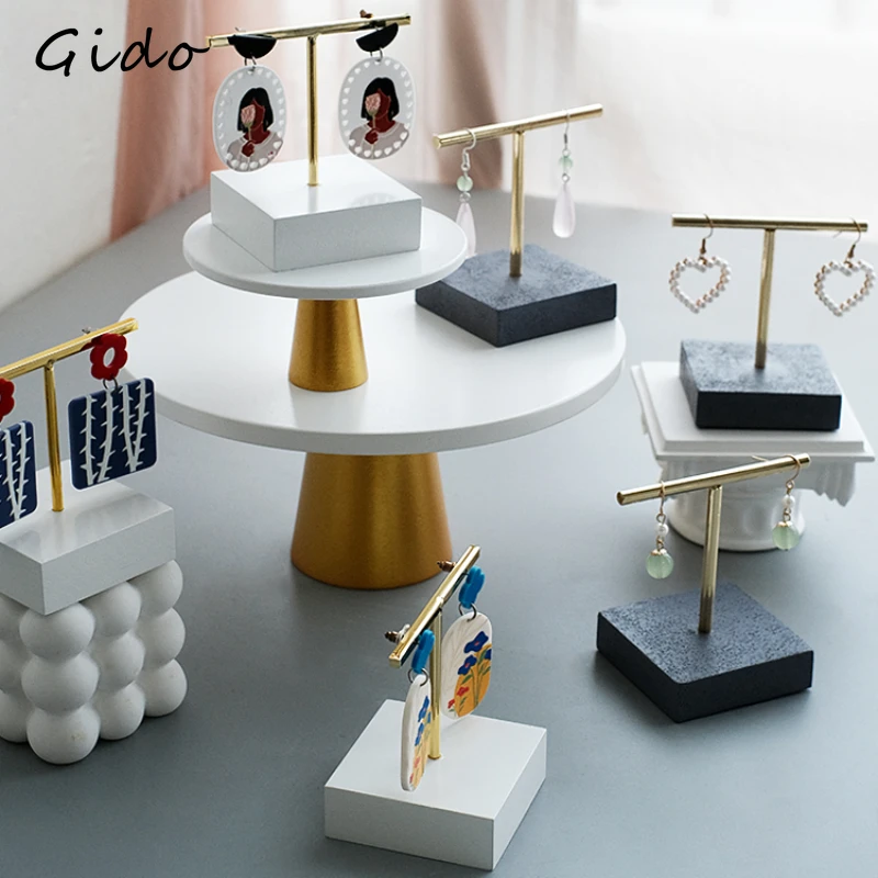 Earrings Holder Jewelry Stand Display Studs Metal Tabletop Jewelry Organizer Tower for Jewelry Hanging Earrings Accessorie