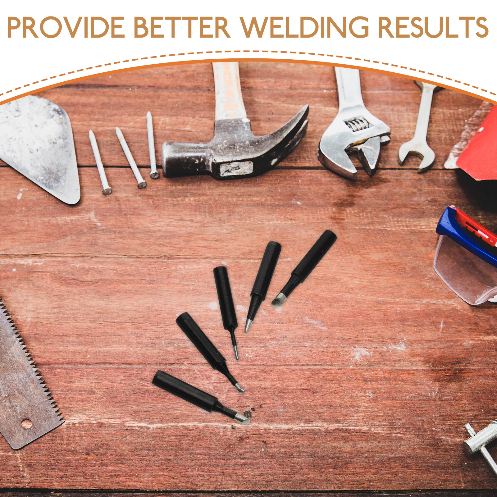 

10pcs Replacement Gas Tip For Welding Tool Iron Tips Iron Tip Kit Soldering Accessories Soldering Station Tips