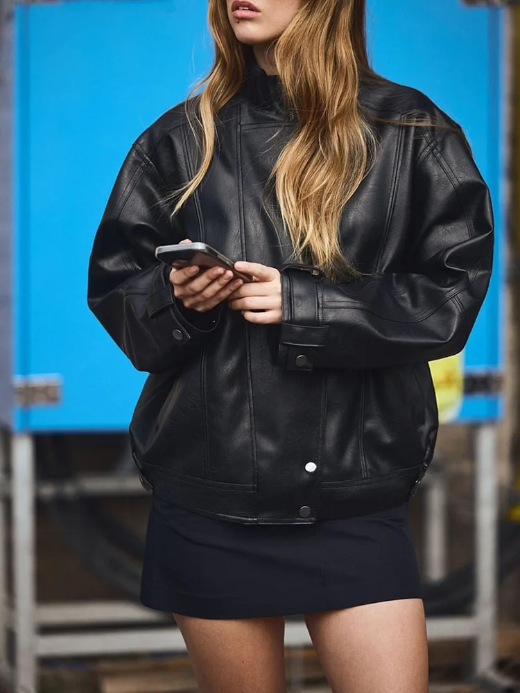 

Уютная и комфортная женская мотоциклетная куртка Sweet Sli: новая зимняя модная повседневная удлиненная куртка на молнии