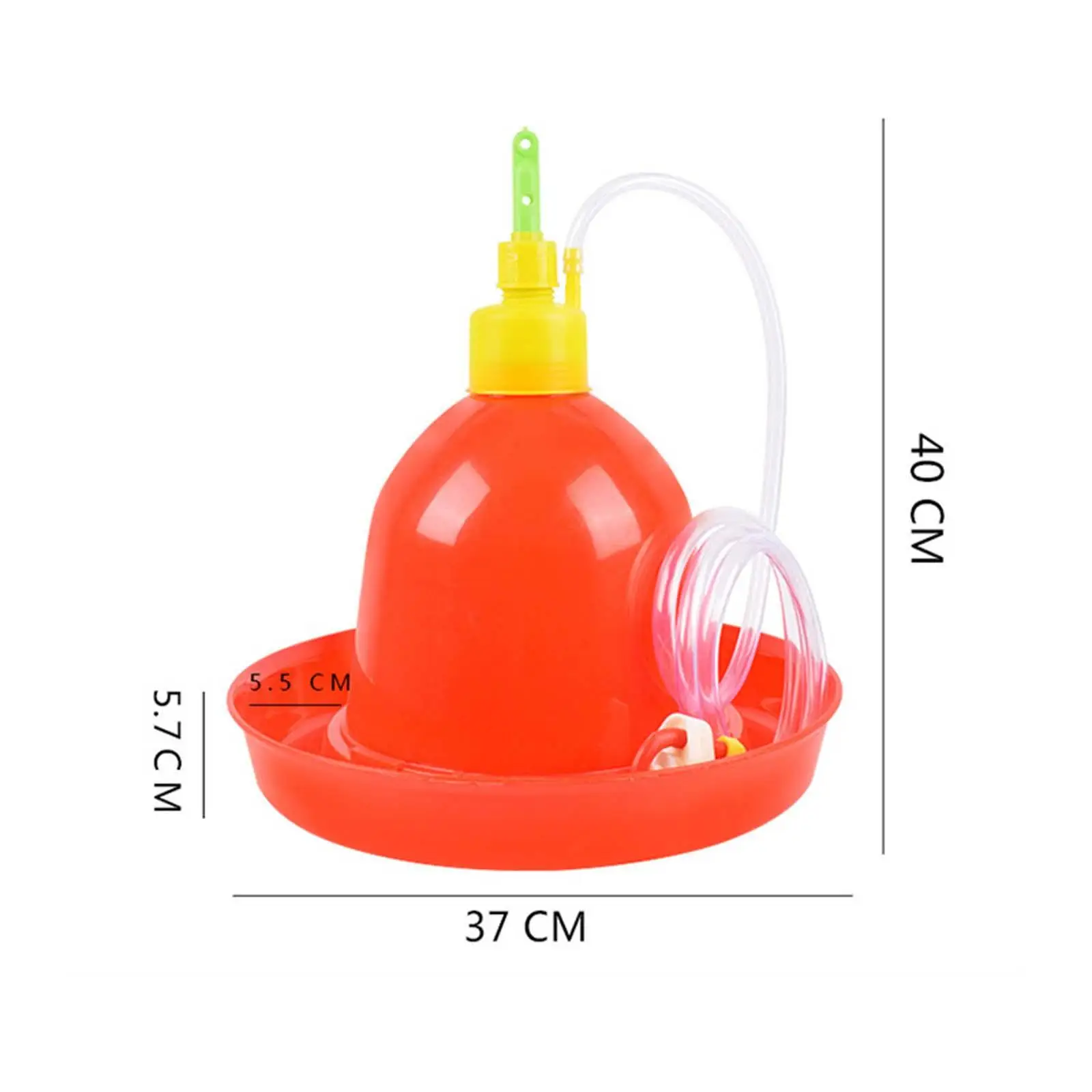 Chicken Waterer Farm Backyard Automatic Poultry Drinker Waterer Chicken Water Drinking Bowl for Ducks Goose Quail Pigeon Chicks