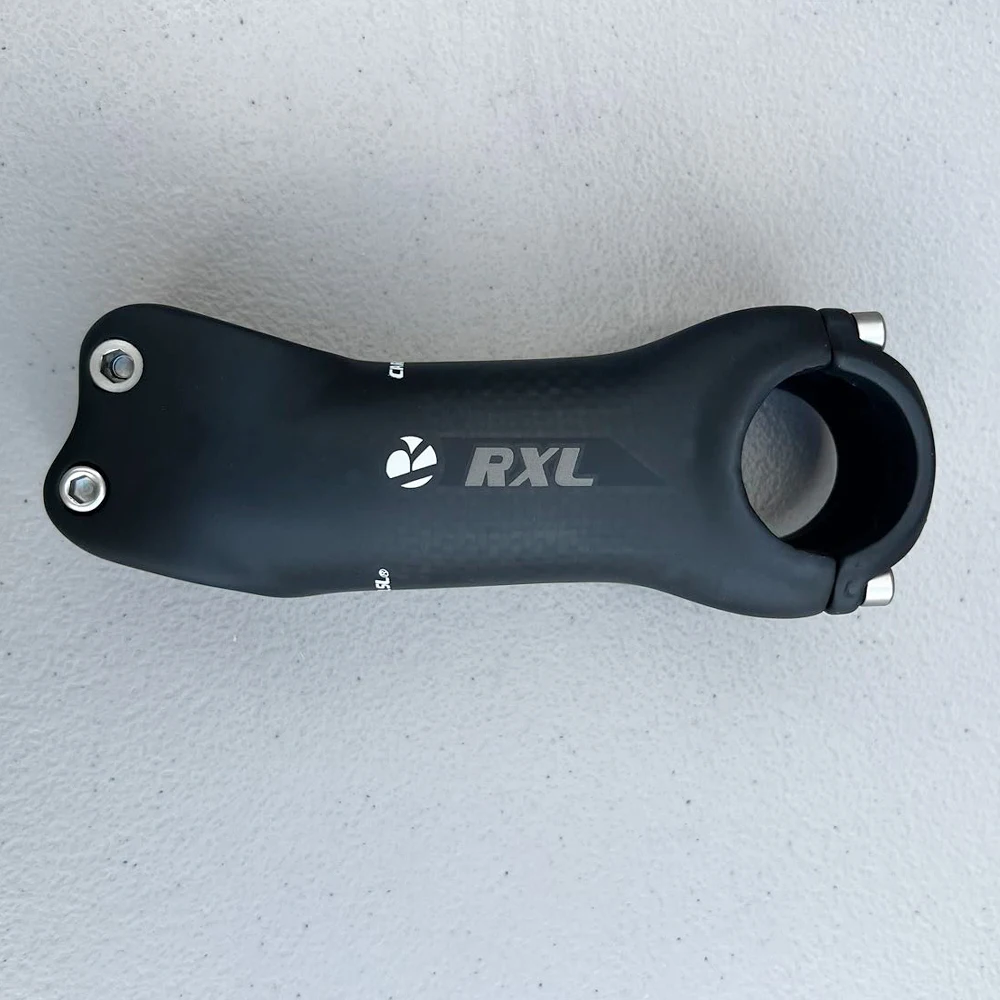 RXL SL-Bicycle Stem, Bike Stem, Carbon Road, MTB, 3K Matte Stems, 6, 17 Degree, 70, 80, 90, 100, 110, 120, 130, Gray, 31.8mm