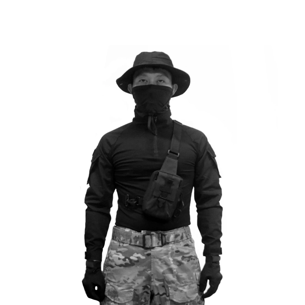 

Outdoor Sports Chest Bag Tactical Shoulder Package Multi-Function Mobile Phone Package Cycling And Mountaineering Messenger Bag