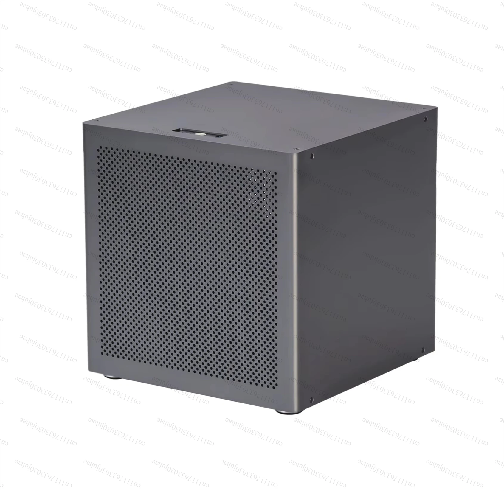 6-seat NAS chassis with 2mm anodized aluminum material MATX motherboard and ATX power supply