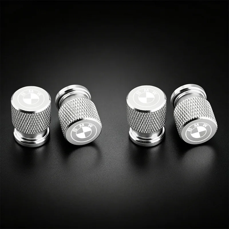 4Pcs Aluminum Car Wheel Tire Valve Caps Tyre Rim Stem Covers Airdust Waterproof For BMW 1 3 5 6 7 Series X1 X3 X4 X5 G20 G38 F48
