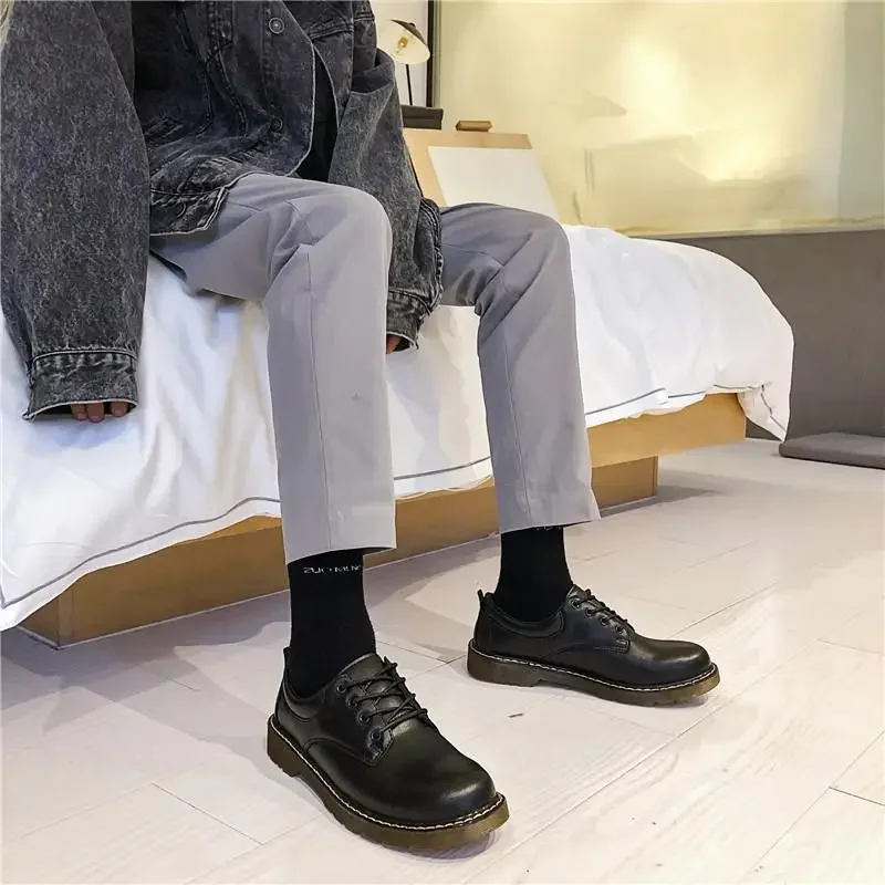 

Party Men's Shoes Casual Business Dress Leather Shoes Men's Retro Classic Office Shoes