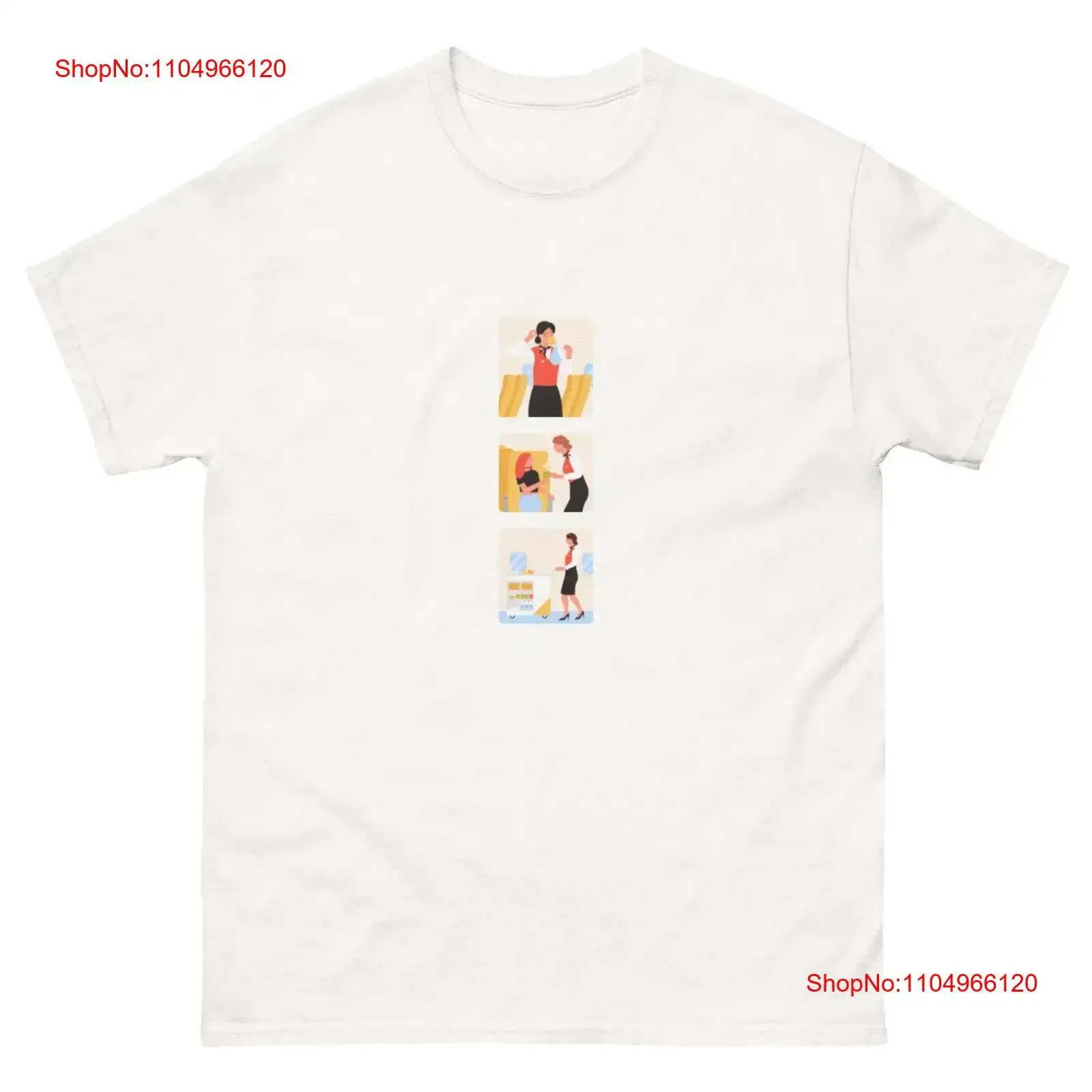 cabin crew service manager inflight lead unisex classic tee airline air hostess host flight attendant purser boac vintage