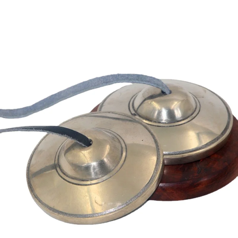 

Orff Nepal Tibetan Brass Bells Hand Bells Chakra Cleansing Music Instrument Montessori Diatonics Master Taps Music Meditation