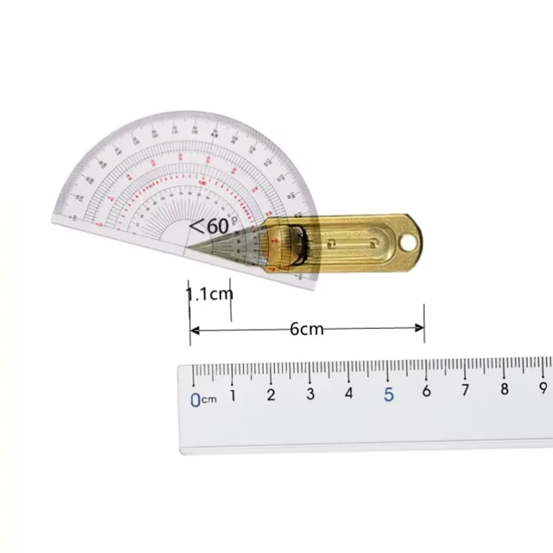 Brass mini knife, sharp push-pull knife, portable EDC keychain pendant, unpacking knife for express delivery and unboxing